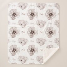 Poppy Illustrated Flower