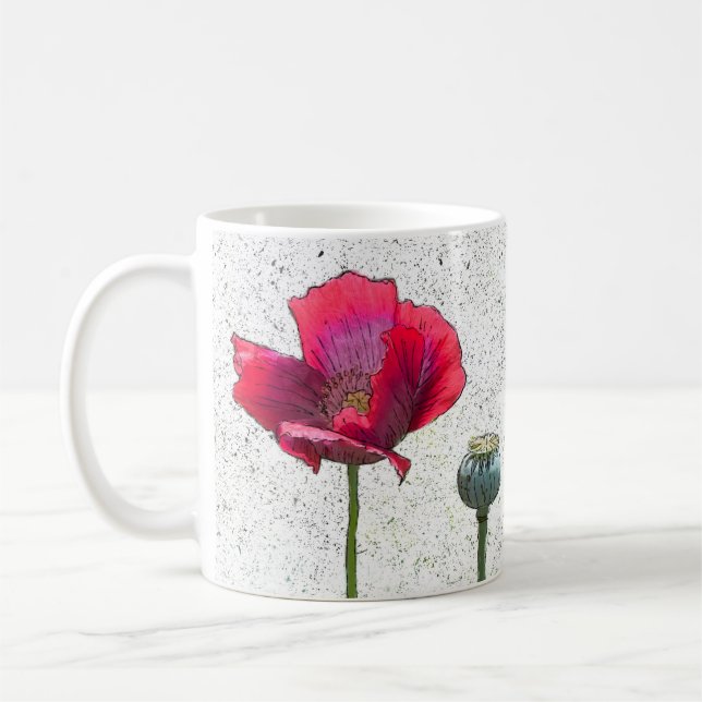 Poppy Kärlek Kaffemugg (Vänster)