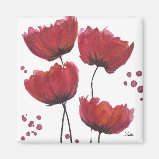 Poppy Kärlek Magnet (Framsidan)