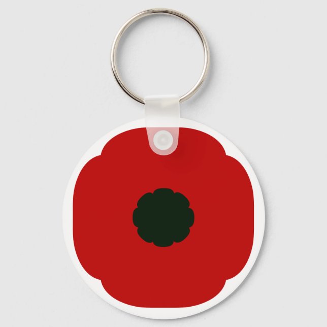 Poppy Keychain Nyckelring (Framsida)