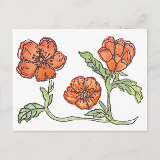 Poppy-kort Vykort