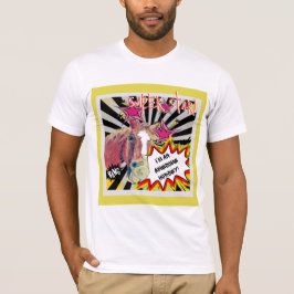 Poppy-leende tecknad t shirt