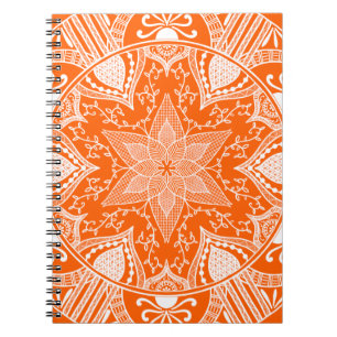 Poppy Mandala Anteckningsbok