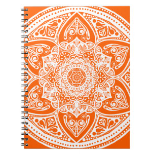Poppy Mandala Anteckningsbok