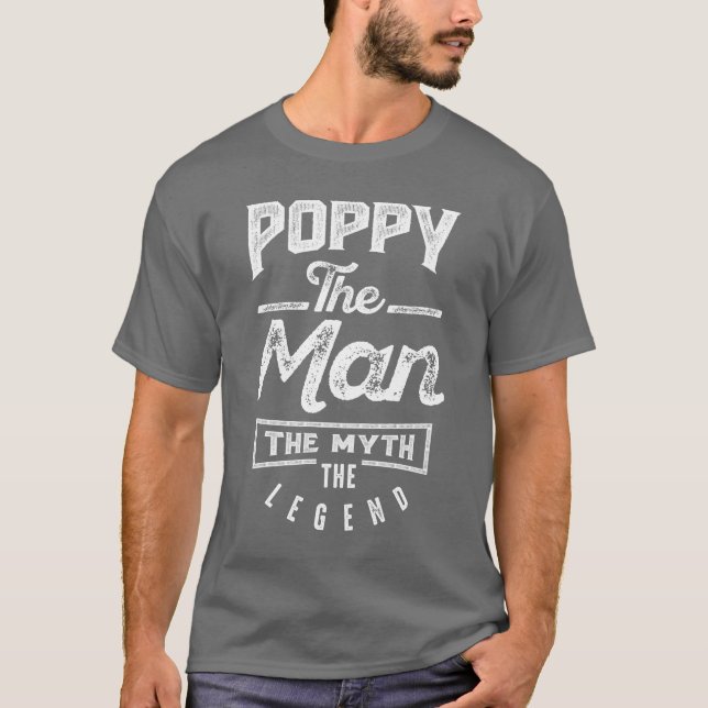 Poppy. Mannen. Myth. Förklaringen T Shirt (Framsida)