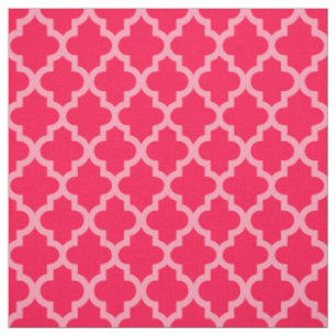 Poppy Moroccan Moods Quatrefoil Tyg