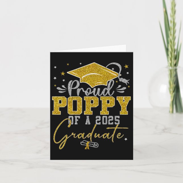 Poppy of a cl of 2025 Student for Graduatio Kort (Framsida)