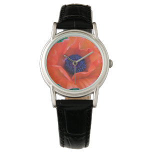 POPPY Oriental Red Orange — Armbandsur