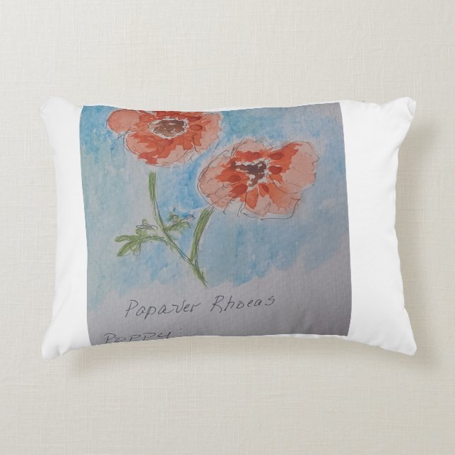 Poppy Pillow Prydnadskudde (Framsidan)