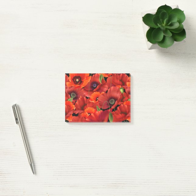 Poppy Post-it Block (Kontor)