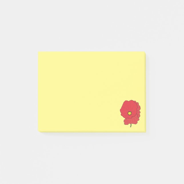 Poppy Post-it Block (Framsida)