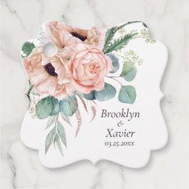 Poppy Radiance Bröllop Gåvor Etiketter