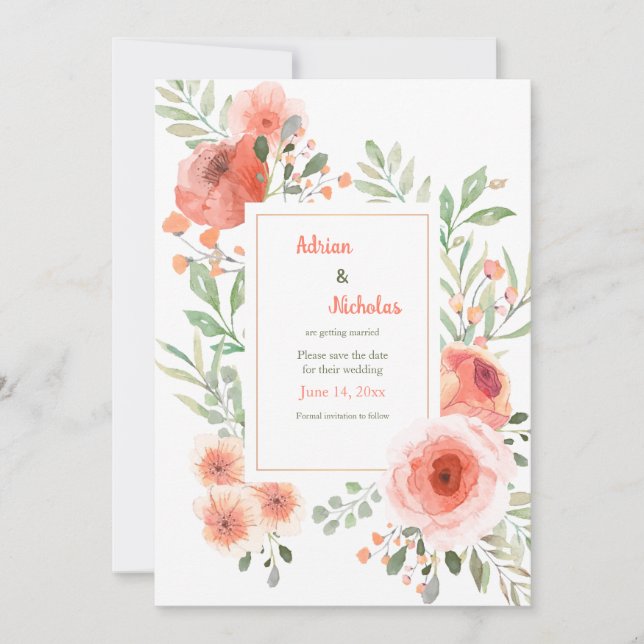 Poppy Ram Spara datum meddelande (Framsida)