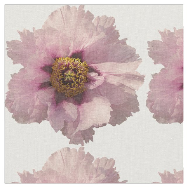Poppy Rosa Tyg (Närbild)