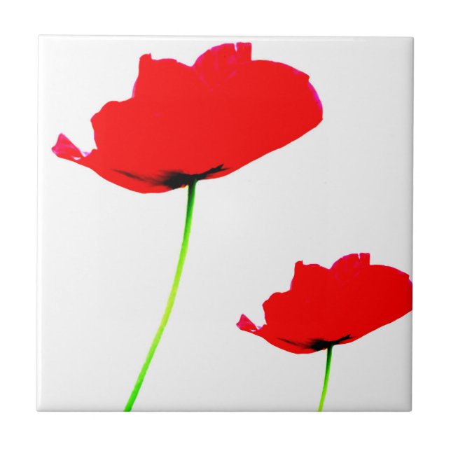 POPPY-samling 01-panel Kakelplatta (Framsidan)