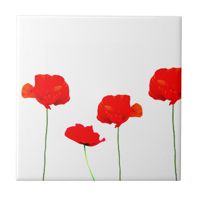 POPPY-samling 04-panel Kakelplatta (Framsidan)