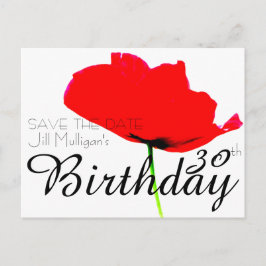 POPPY-samlingen 30års födelsedag Spara datum Meddelande Vykort