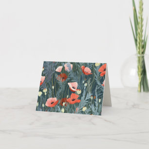 Poppy Summer Meadow Tack Kort