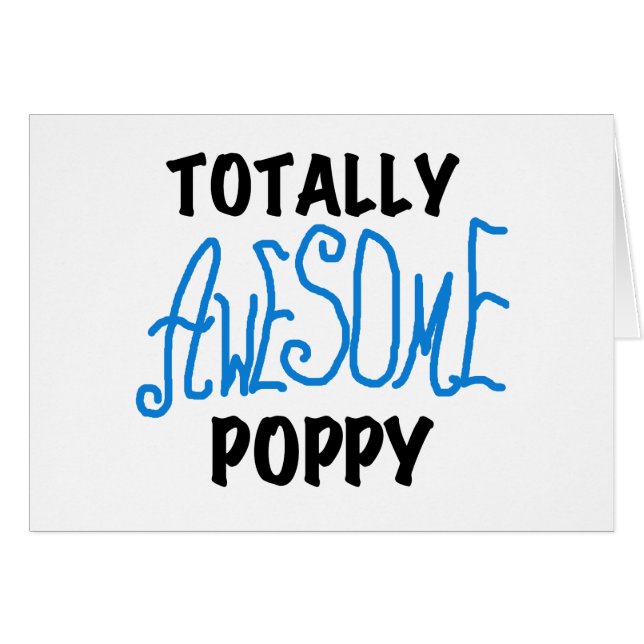 Poppy T-shirts och GIfts från Fantastisk Hälsningskort (Framsidan Horizontal)