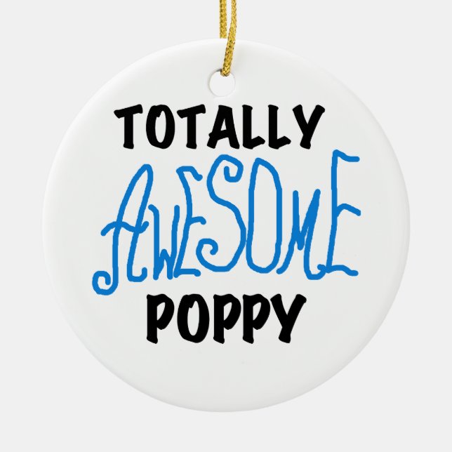 Poppy T-shirts och GIfts från Fantastisk Julgransprydnad Keramik (Framsidan)