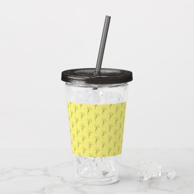 Poppy Teckning Take Away Mugg (Baksida Ice)