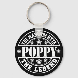 Poppy the Man the Myth the Legend Fars dag Nyckelring