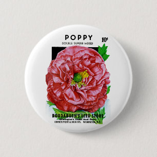 Poppy Vintage Seed Packet Knapp
