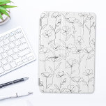 Poppy Wildblomsvart och vit minimalistisk Blommigt iPad Mini Skydd<br><div class="desc">Förundra henne med vår poppy Wildblomma iPad Mini Cover - en tankfull gåva från Studenten-dagen som kombinerar elegans och skydd för hennes teknikvilda behov!</div>