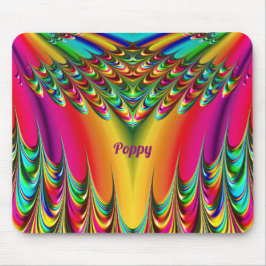 POPPY ~ Zany Hot Yellow, Blue, Green and Pink Musmatta