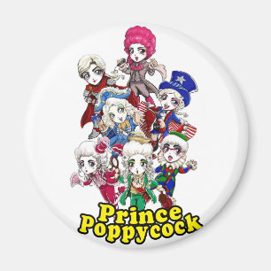 Poppycock partymagnet magnet