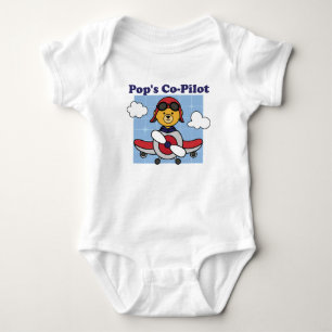 Pops andrakopilot - Söt flygplan T Shirt