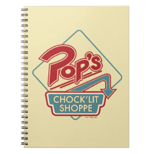 Pop's Chock'Lit Shoppe Red Logotyp Anteckningsbok