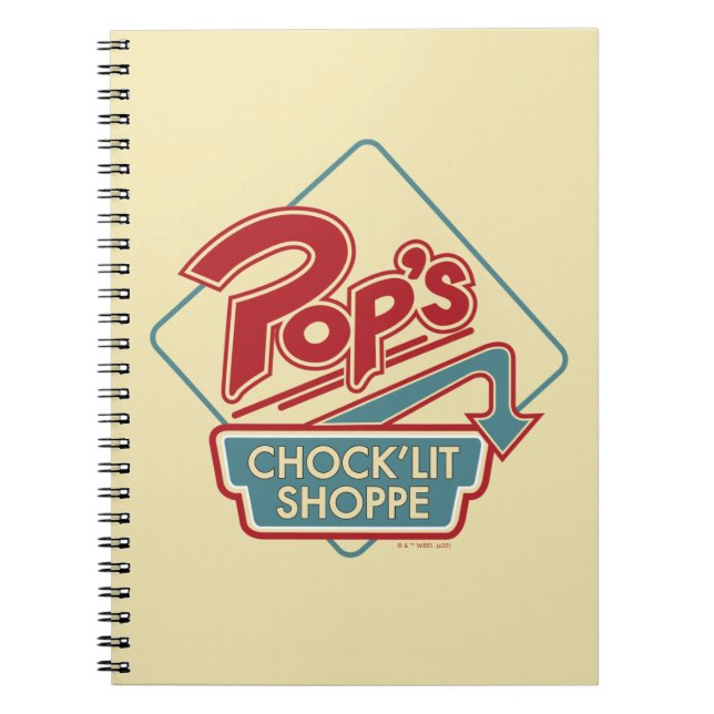 Pop's Chock'Lit Shoppe Red Logotyp Anteckningsbok (Framsidan)