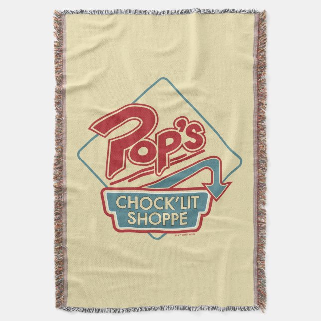 Pop's Chock'Lit Shoppe Red Logotyp Filt (Framsidan Vertikal)