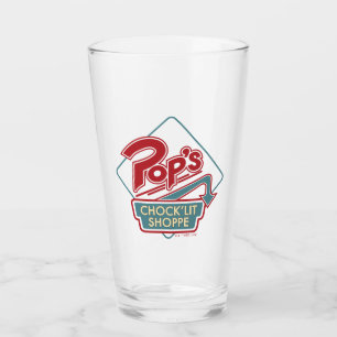 Pop's Chock'Lit Shoppe Red Logotyp Glaskopp