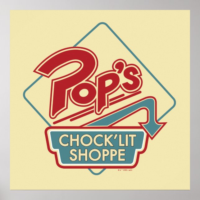 Pop's Chock'Lit Shoppe Red Logotyp Poster (Framsidan)