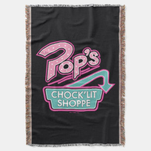 Pop's Chock'Lit Shoppe Rosa Logotyp Filt