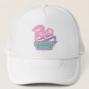 Pop's Chock'Lit Shoppe Rosa Logotyp Keps