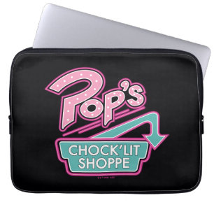 Pop's Chock'Lit Shoppe Rosa Logotyp Laptop Fodral