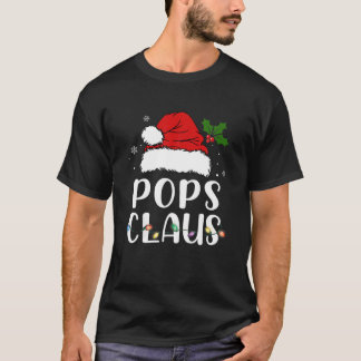 Pops Claus jul-familjen Pajama Matching Julafton T Shirt
