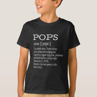 Pops Definition Grandpa Fars dag Gifts - Manar T Shirt