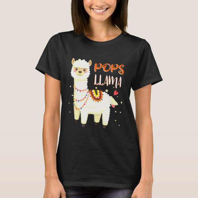 Pops Llama T Shirt (Framsida)