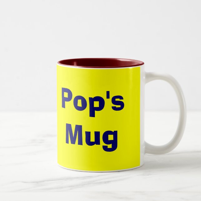 Pops Middag Retro Anpassningsbar Coffee Mugg (Höger)