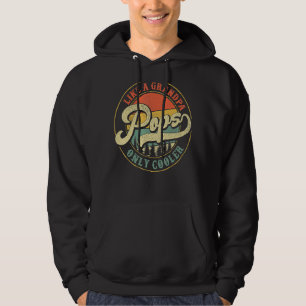 Pops som en "Grandpa Only Cooler Vintage Retro Pop Hoodie