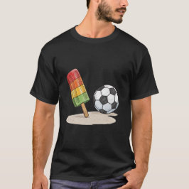 Popsicle and soccer ball t shirt