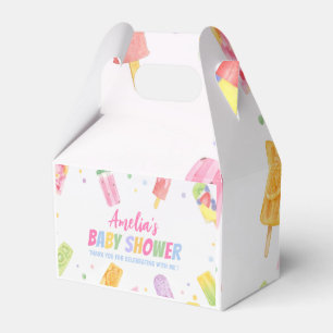 Popsicle Baby Shower Ice Cream Sommar Party Presentaskar