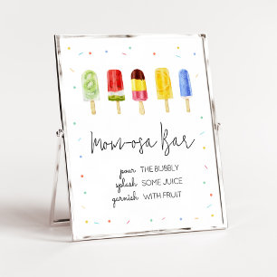 Popsicle Baby Shower Mamma Osa Pub Poster