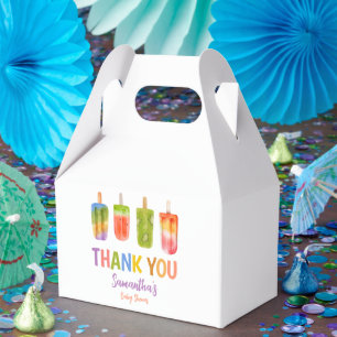 Popsicle babydusch Ice Cream sommaren party Presentaskar