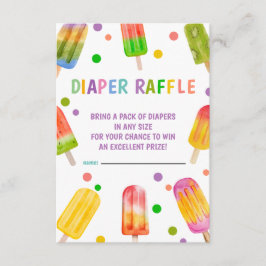 Popsicle babydusch Ice Cream sommaren party Tilläggskort