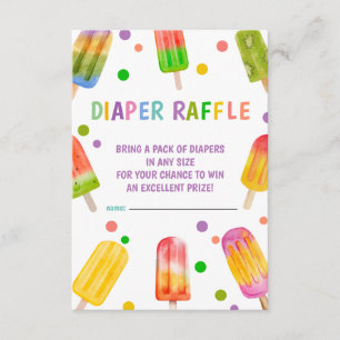 Popsicle babydusch Ice Cream sommaren party Tilläggskort